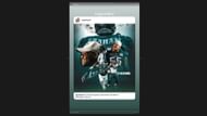 Cooper DeJean reacts to Brandon Graham's retirement (image credit: instagram/cooperdejean)